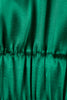 The high quality emerald green silk suit is tailored from a silk satin that ensures smoothness and comfort.